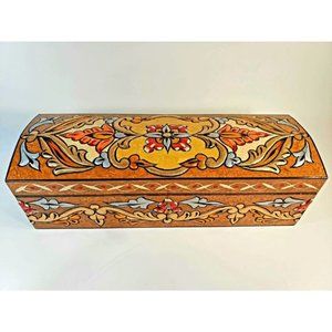Bronze Medium Hand Painted 3D Jewelry Box